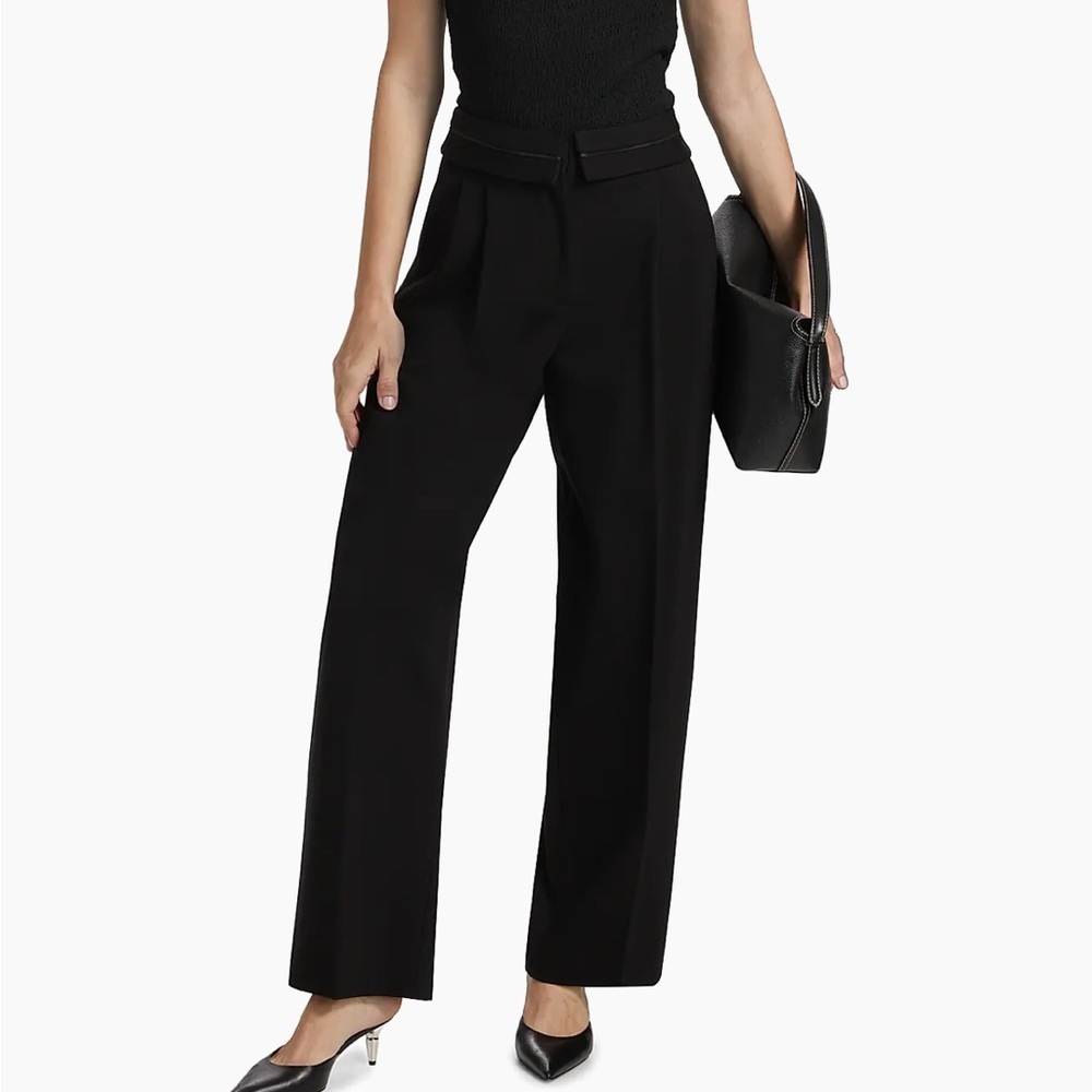 rag & bone- Women's Tasha Pleated Ponte Pants